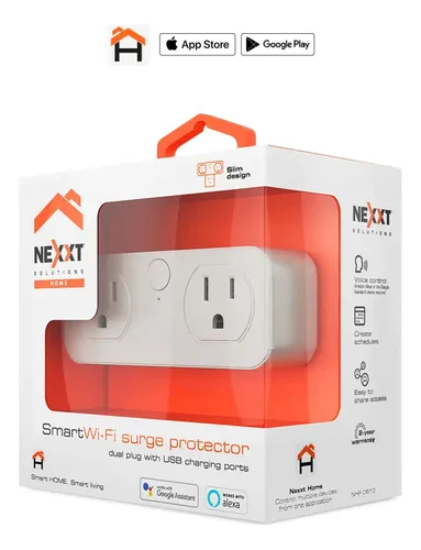 Smart WiFi surge protector dual