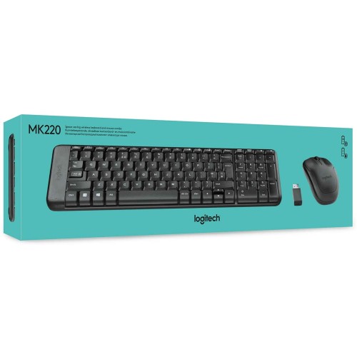 Teclado inalámbrico, apuntador y receptor wireless