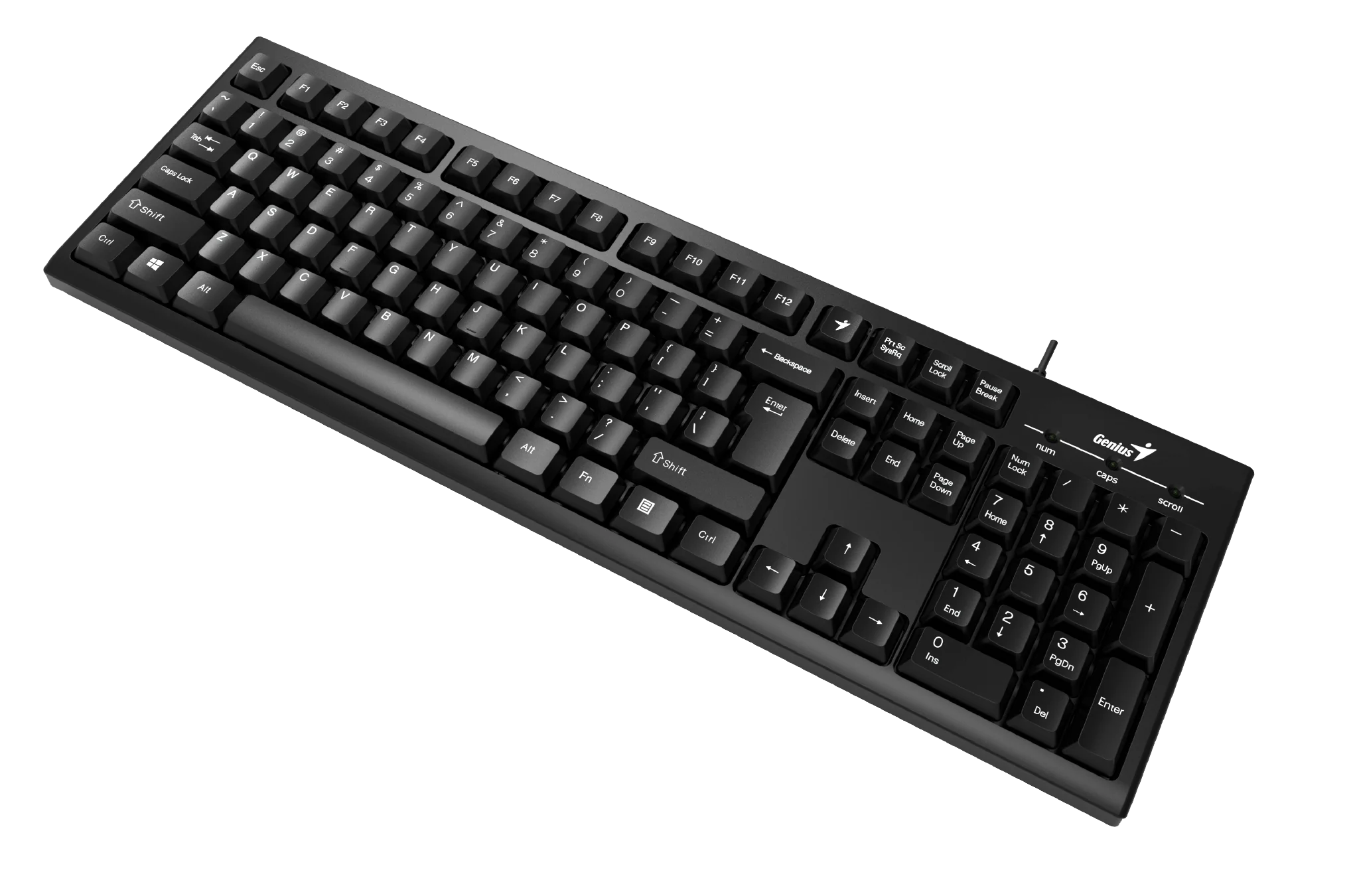 Teclado multimedia con cable